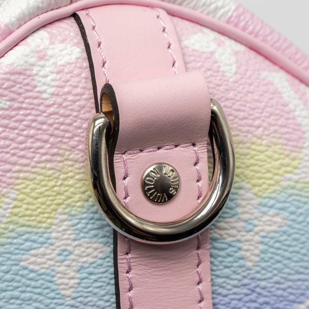 LOUIS VUITTON SPEEDY BANDOULIERE 30 MONOGRAM ESCAL GIANT CANVAS PASTEL PINK SHW