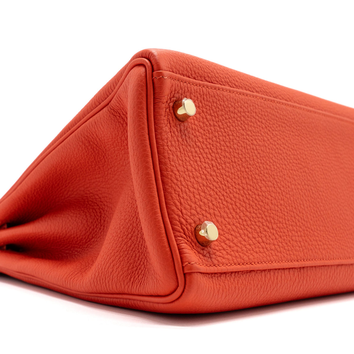 Hermes kelly 32 togo capucine GHW