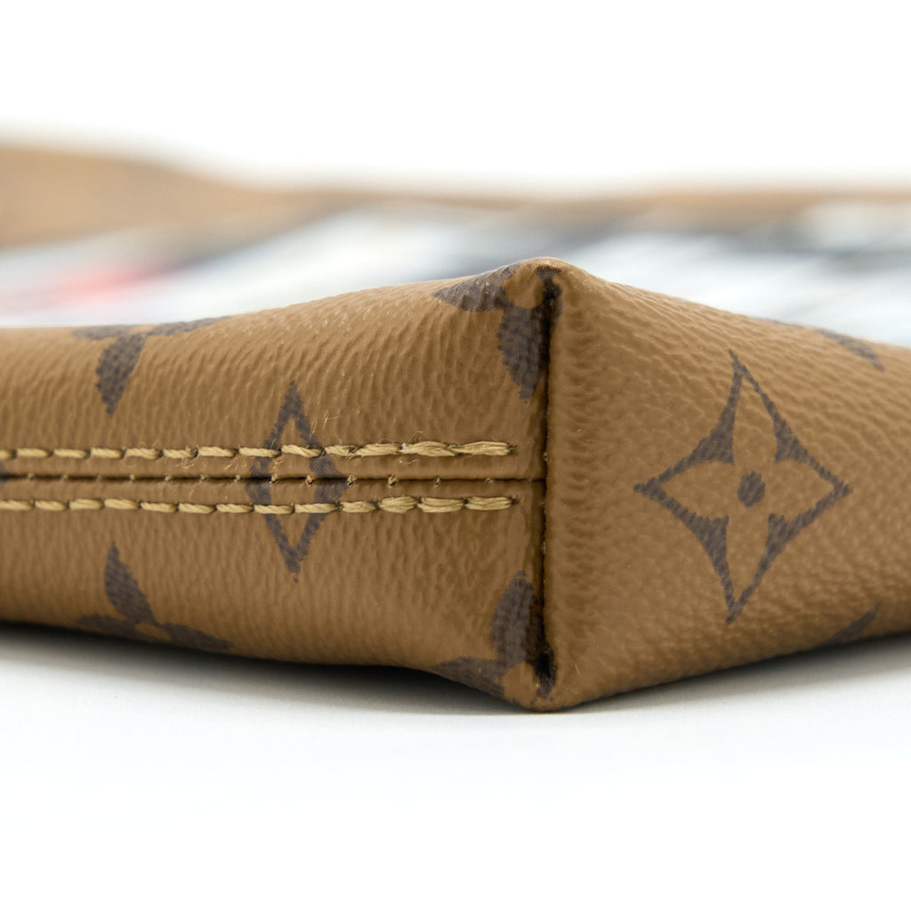 LOUIS VUITTON CARRY IT TOTE MONOGRAM REVERSE CANVAS WITH PRINT GHW