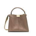FENDI PEEKABOO X-LITE MEDIUM BROWN GHW