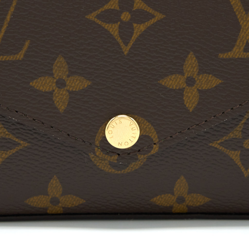 LOUIS VUITTON FELICIE STRAP & GO MONOGRAM CANVAS GHW