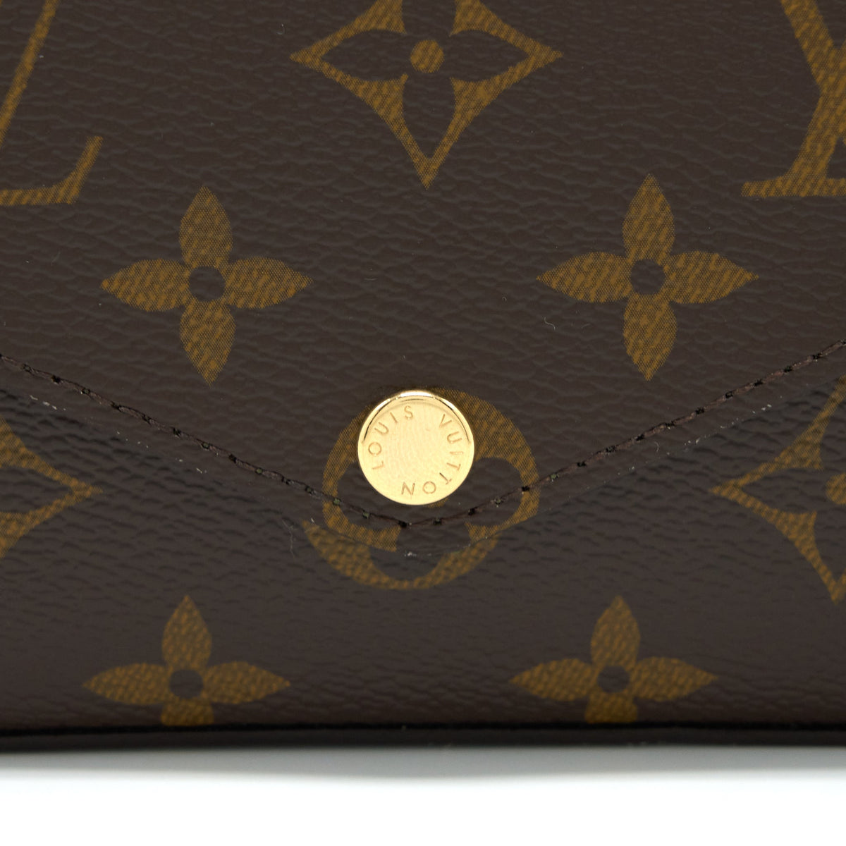 LOUIS VUITTON FELICIE STRAP & GO MONOGRAM CANVAS GHW