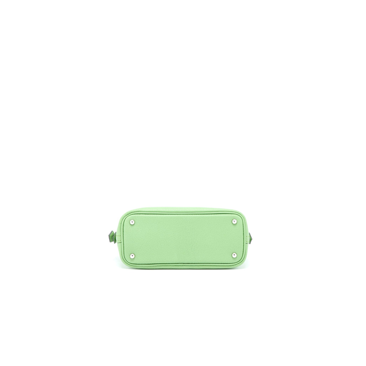 Hermes Mini Bolide Chevron Mysore Vert Criquet SHW