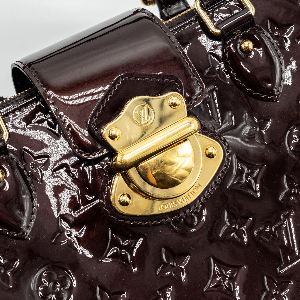 LOUIS VUITTON LARGE ZIP TOTE BAG PATENT LEATHER AMATANTE GHW