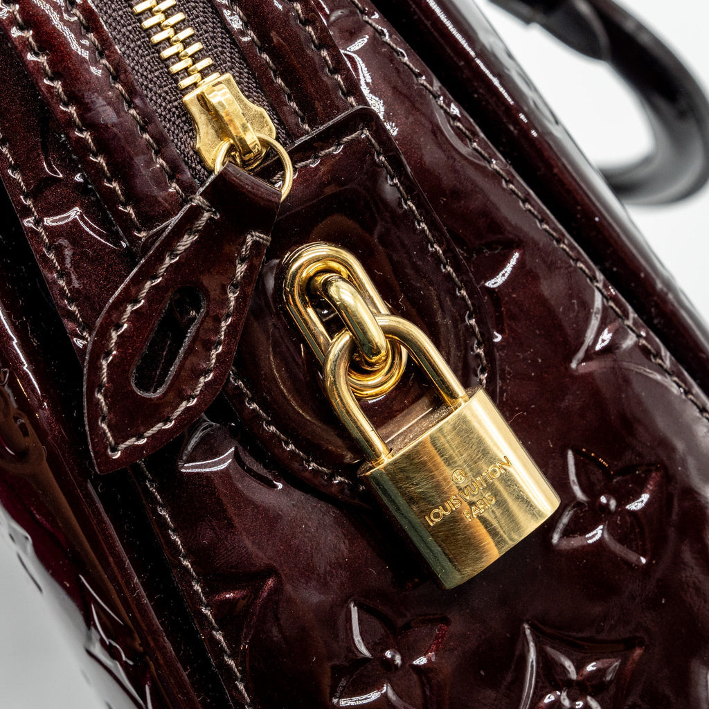 LOUIS VUITTON LARGE ZIP TOTE BAG PATENT LEATHER AMATANTE GHW