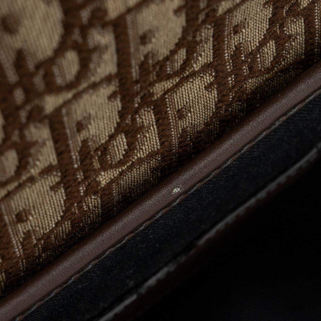 DIOR MEDIUM BOBBY BAG BROWN DIOR OBLIQUE JACQUARD GHW