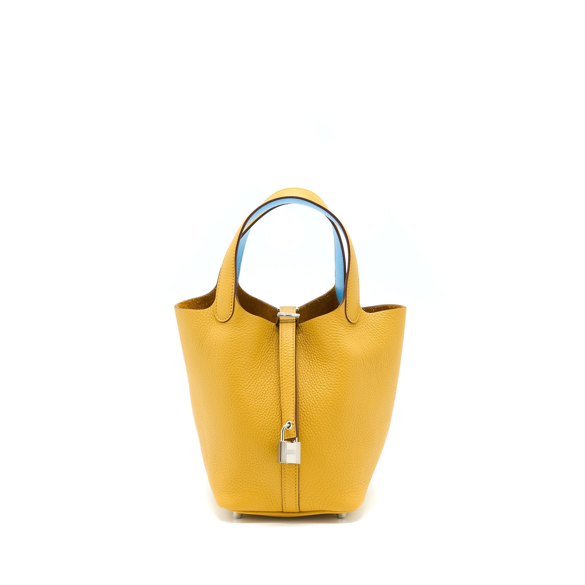 HERMES PICOTIN 18 CLEMENCE AMBER YELLOW SHW