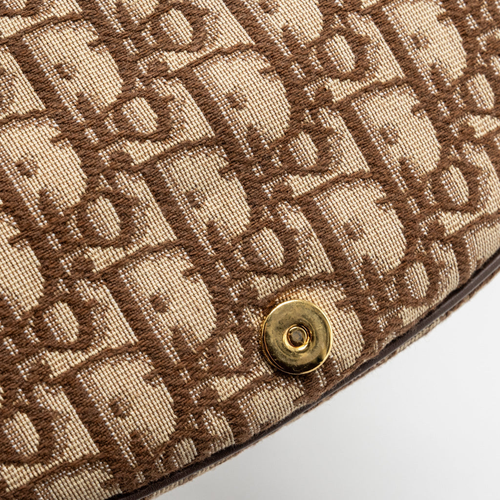 DIOR MEDIUM BOBBY BAG BROWN DIOR OBLIQUE JACQUARD GHW