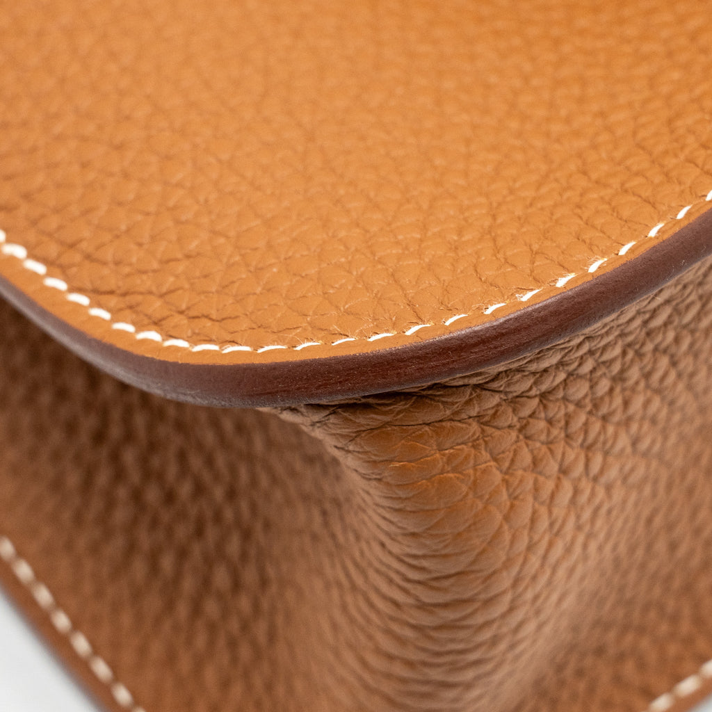 HERMES HALZAN 25 CLEMENCE GOLD GHW