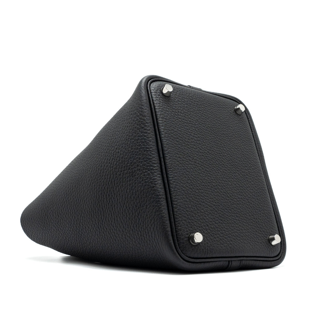 Hermes Picotin 18 Lock Bag Clemence Black SHW