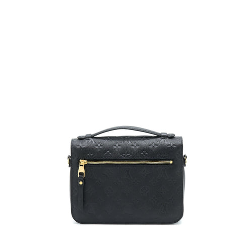 LOUIS VUITTON POCHETTE MÉTIS MONOGRAM EMPREINTE BLACK GHW