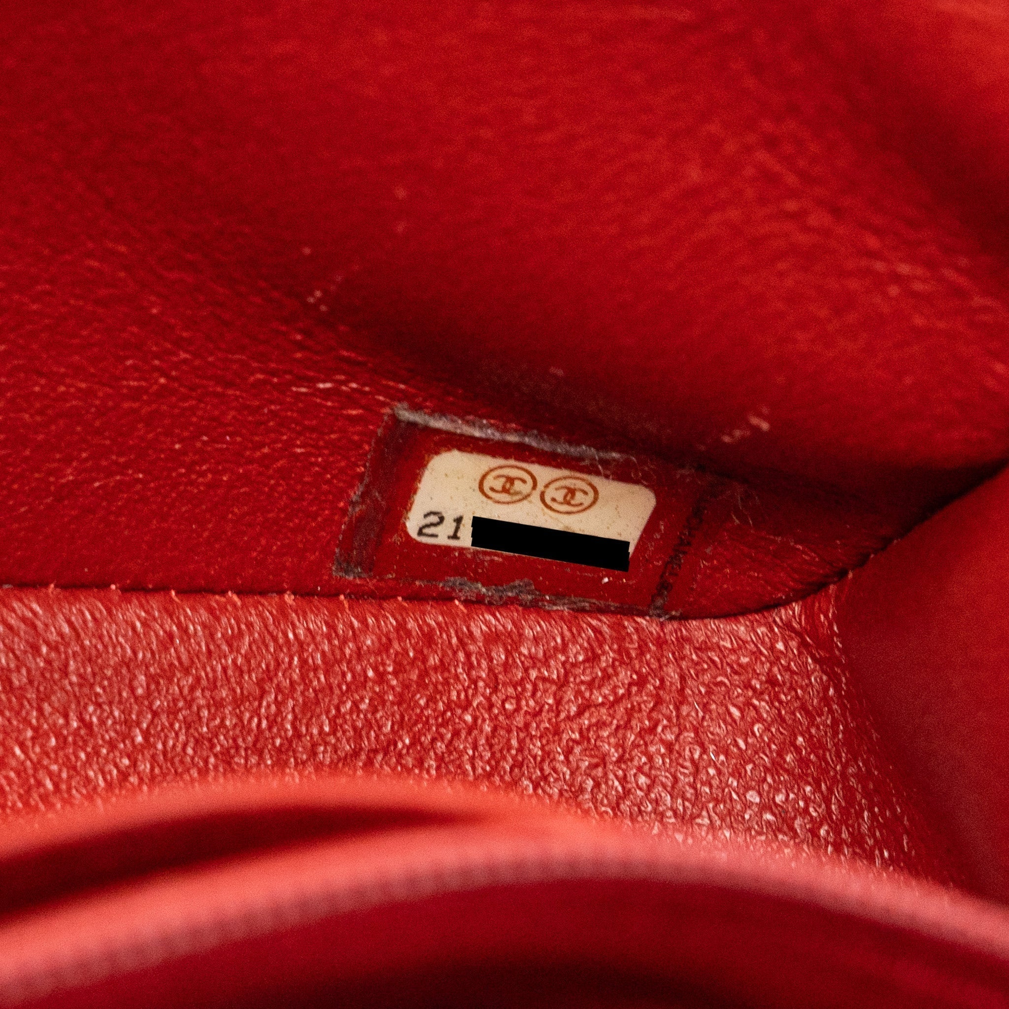 CHANEL MINI RECTANGULAR FLAP BAG CAVIAR RED RUTHENIUM HARDWARE