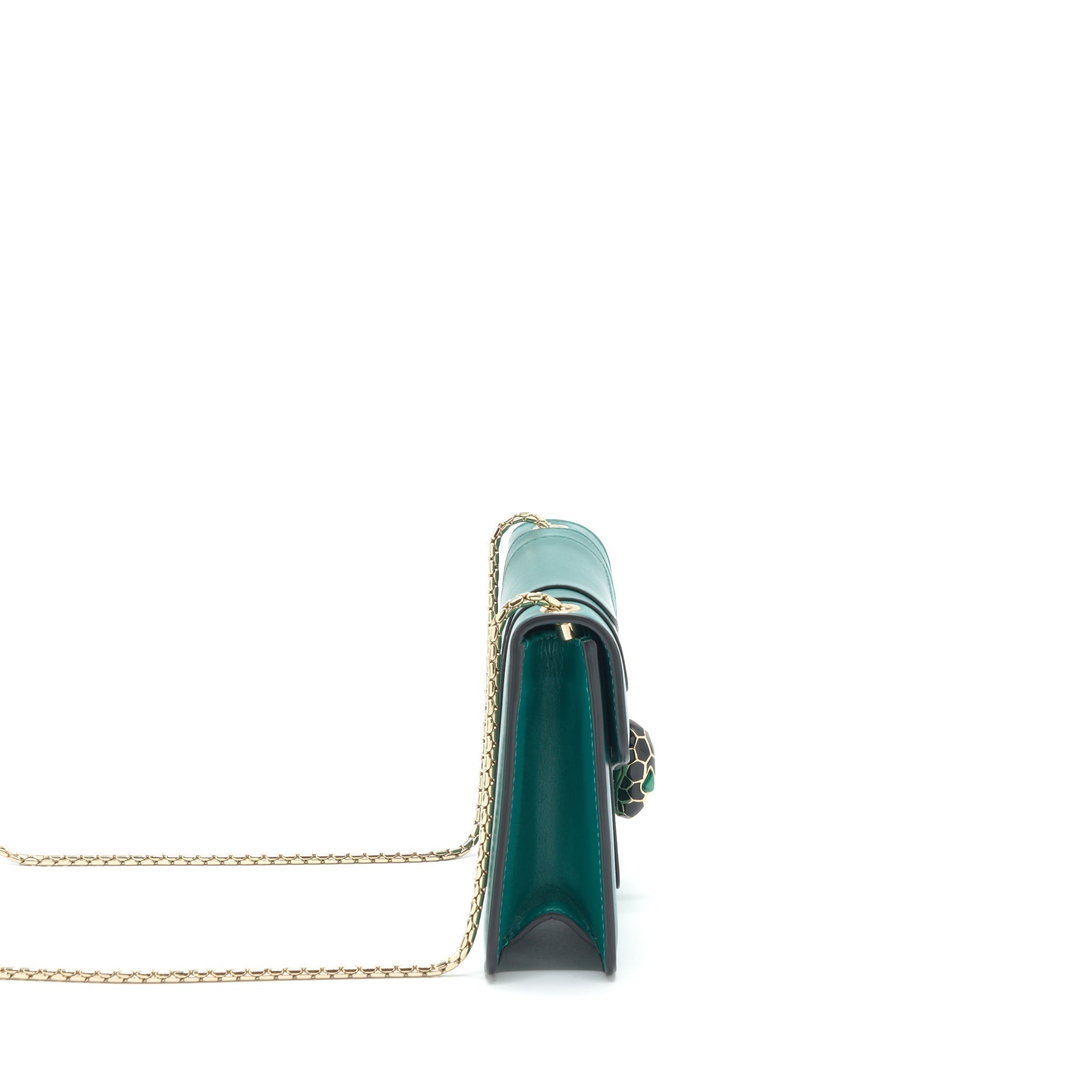 BVLGARI SERPENTI FOREVER BAG CALFSKIN GREEN