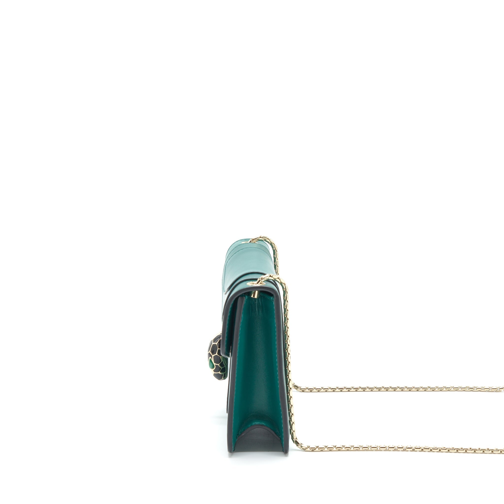 BVLGARI SERPENTI FOREVER BAG CALFSKIN GREEN