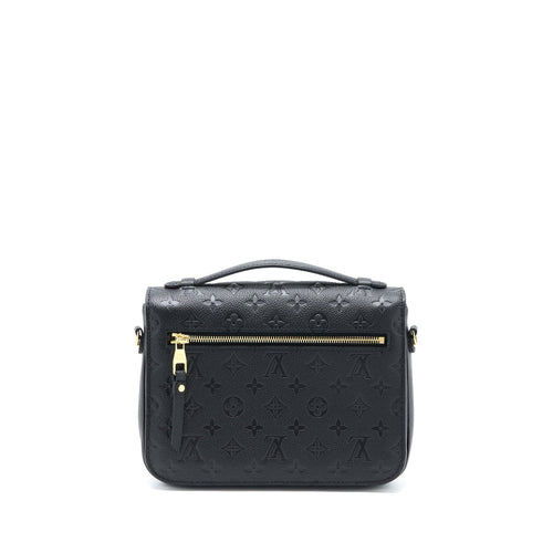 LOUIS VUITTON POCHETTE METIS MONOGRAM EMPREINTE BLACK GHW (NEW VERSION)