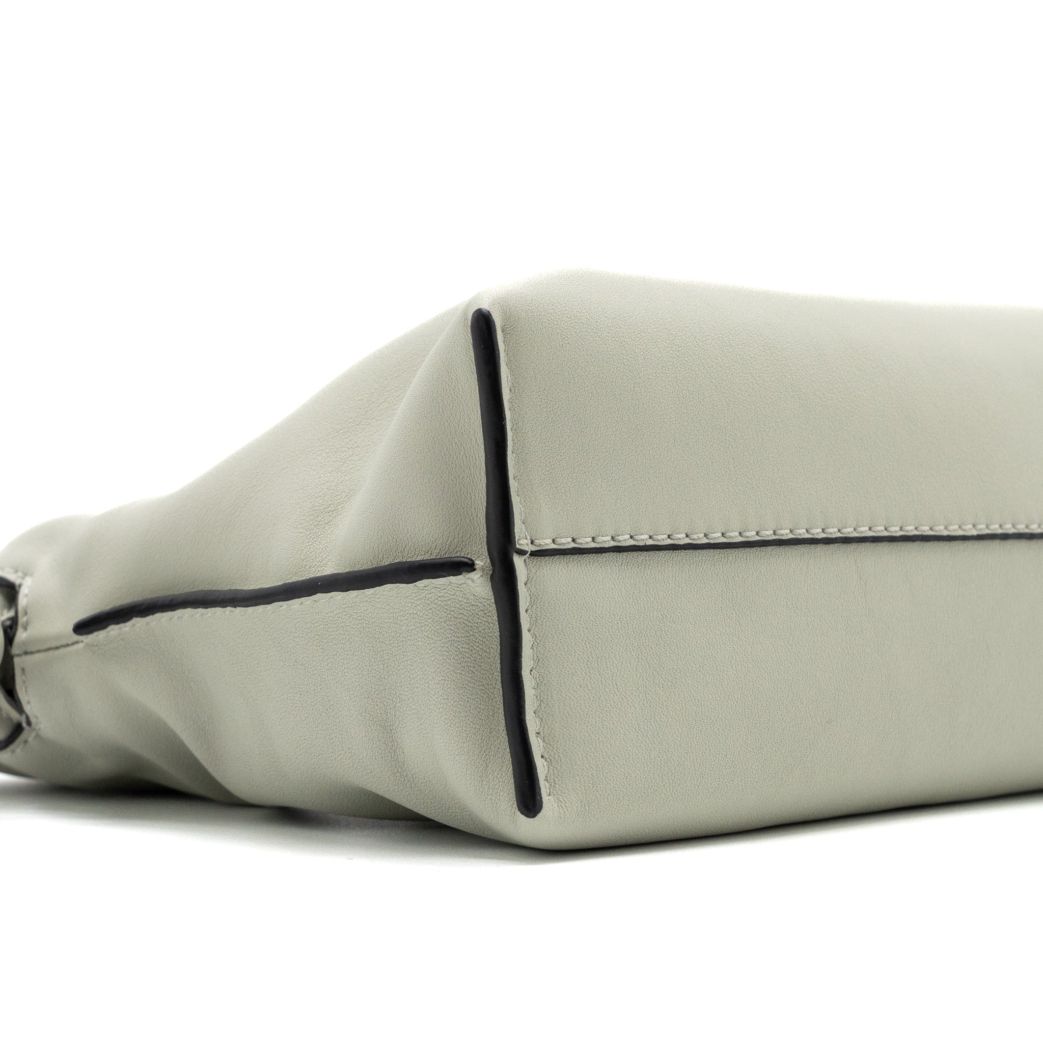 LOEWE FLAMENCO CLUTCH MINI NAPPA CALFSKIN LIGHT CELADON GHW