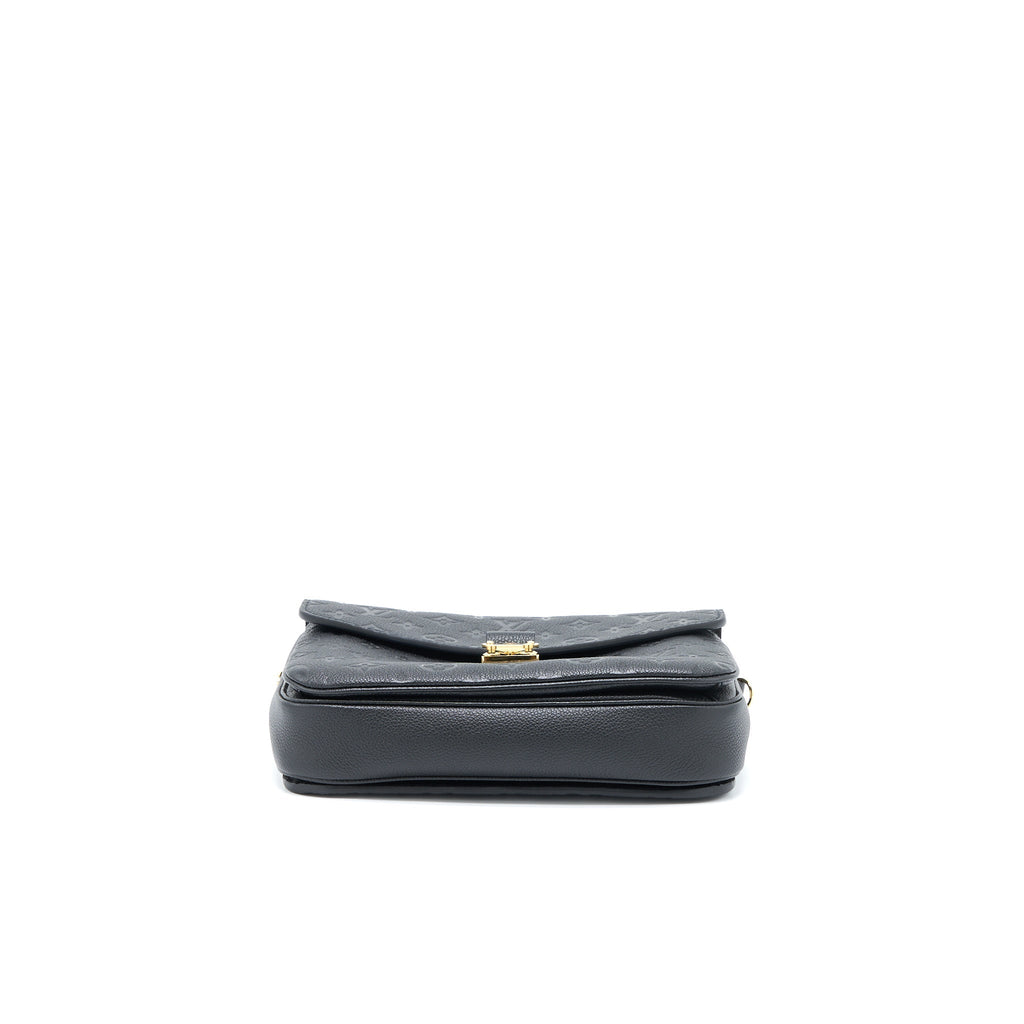 LOUIS VUITTON POCHETTE METIS MONOGRAM EMPREINTE BLACK GHW (NEW VERSION)