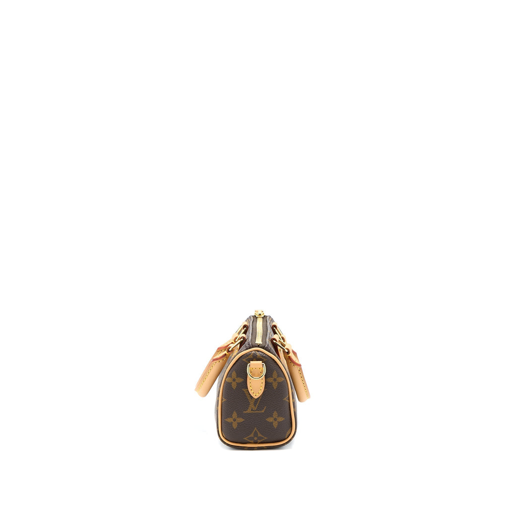 LOUIS VUITTON NANO SPEEDY MONOGRAM CANVAS GHW(NEW VERSION)