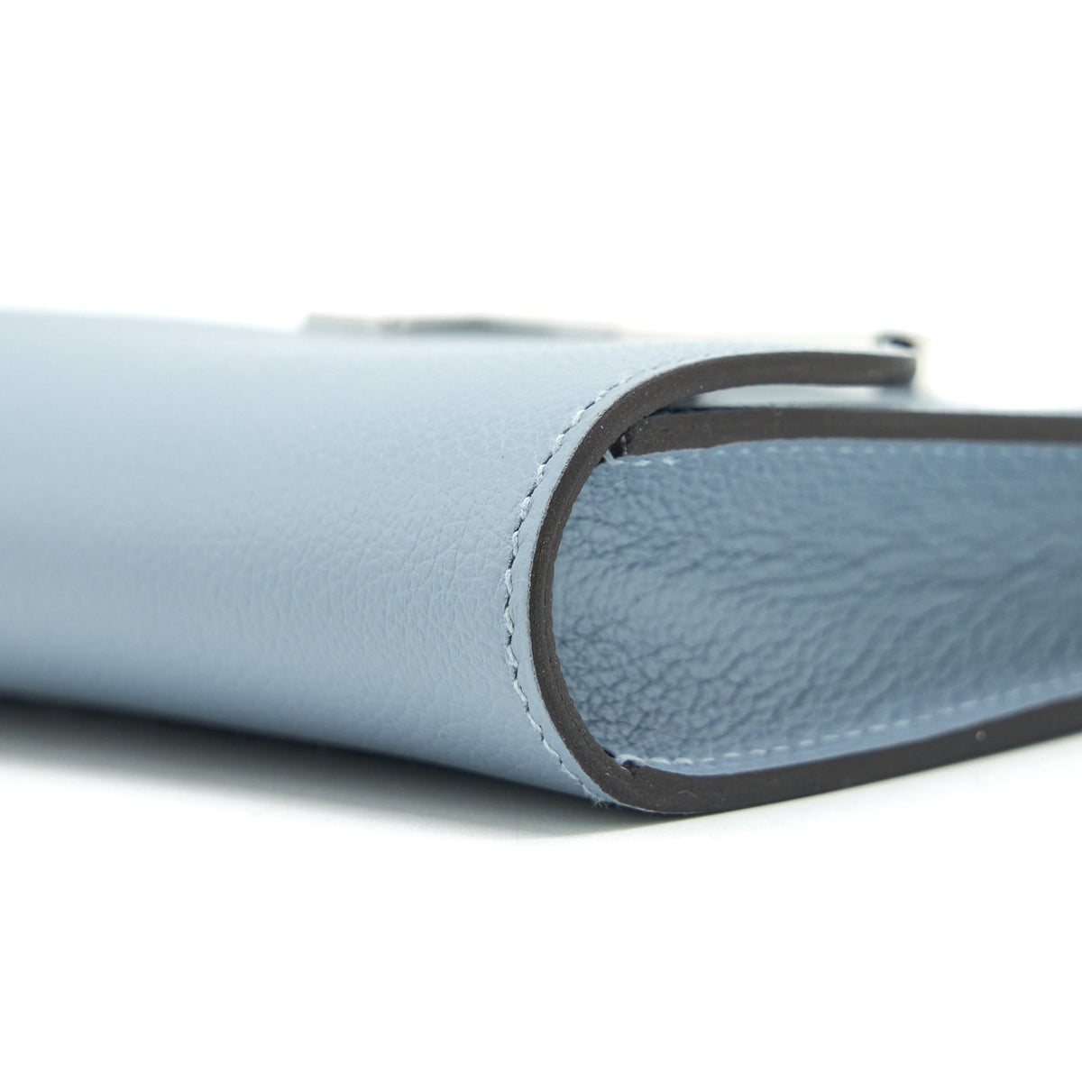 Hermes Constance Slim Evercolor J7 Blue Line SHW