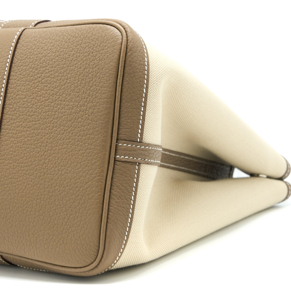 HERMES GARDEN PARTY 36 NEGONDA/CANVAS BETON/ETOUPE SHW