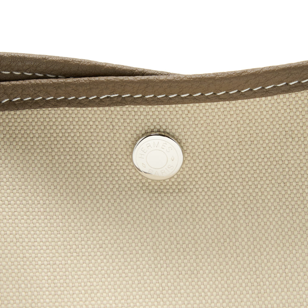 HERMES GARDEN PARTY 36 NEGONDA/CANVAS BETON/ETOUPE SHW