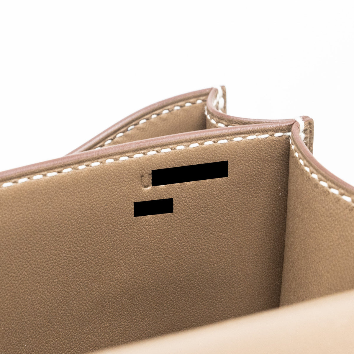 Hermes Mini Constance Epsom Etoupe SHW