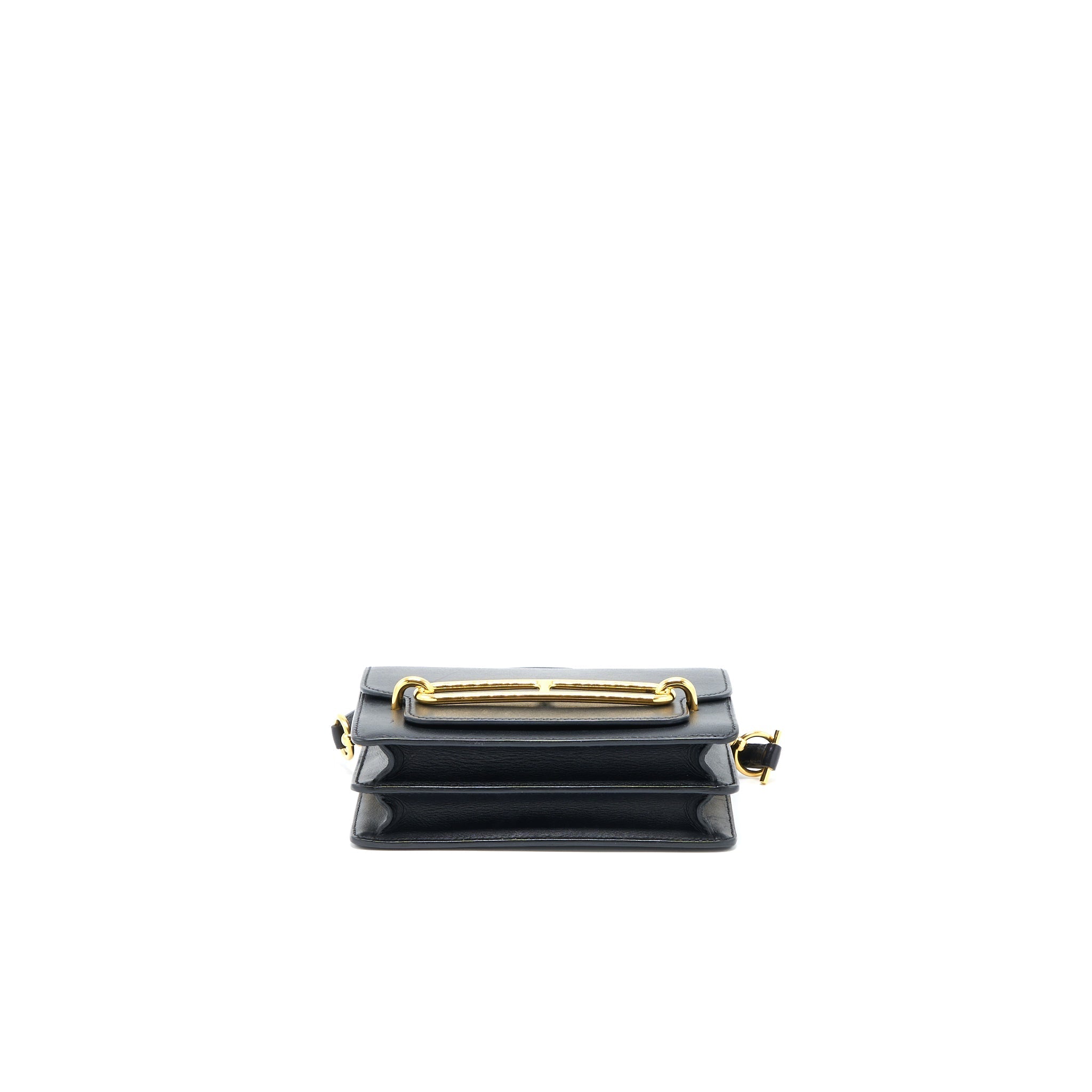 HERMES MINI ROULIS EVERCOLOR BLACK GHW