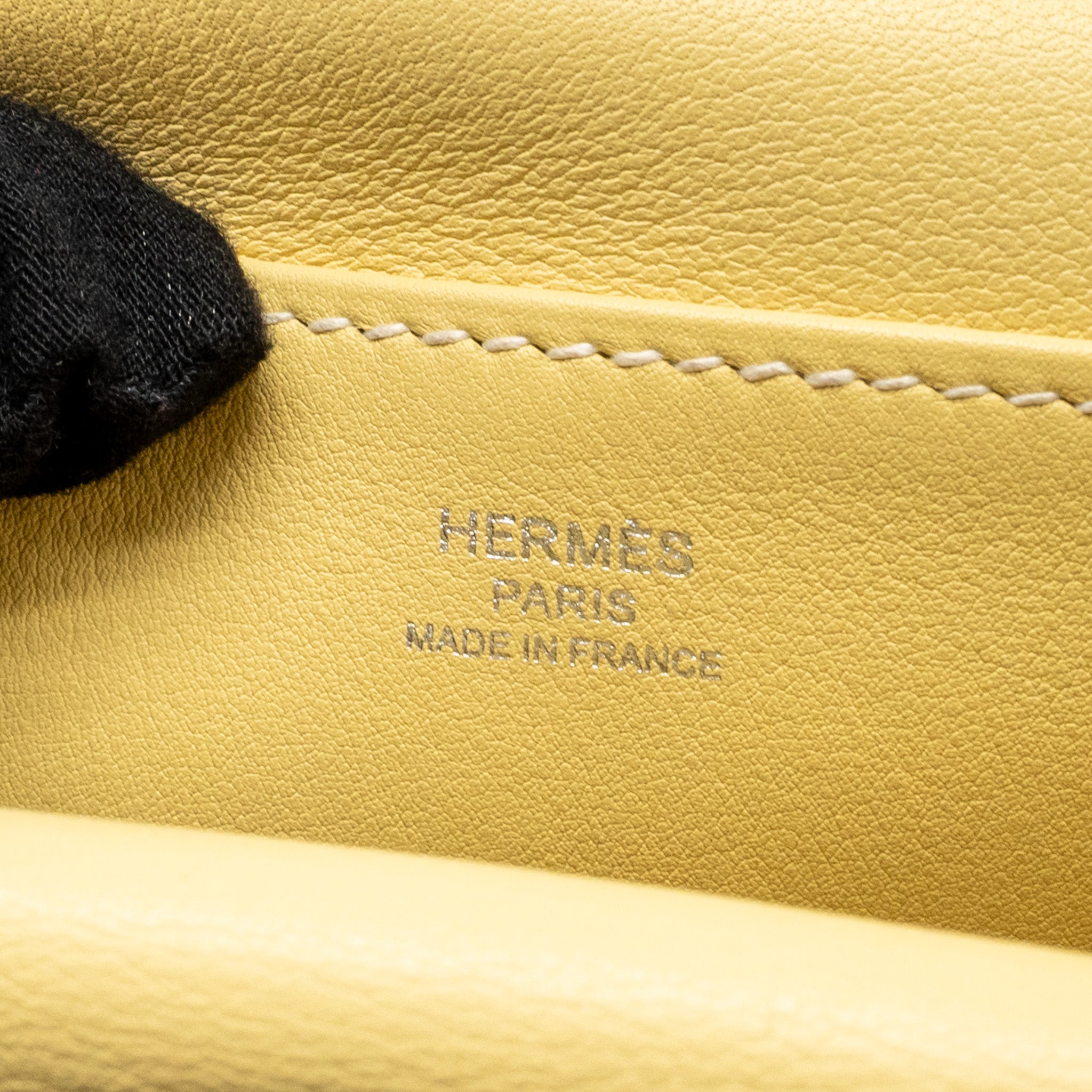 HERMES MINI HALZAN 22 SWIFT 1Z JAUNE POUSSIN SHW