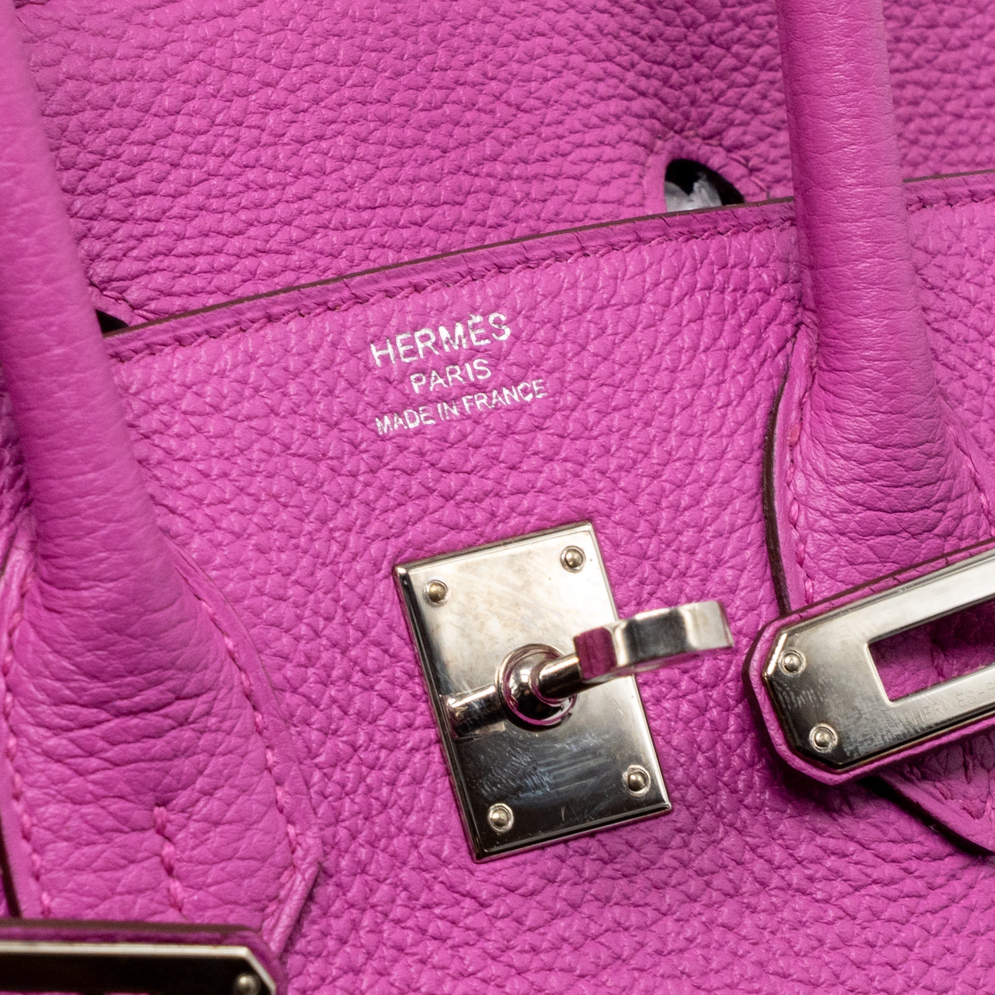 HERMES BIRKIN 25 TOGO MAGNOLIA SHW