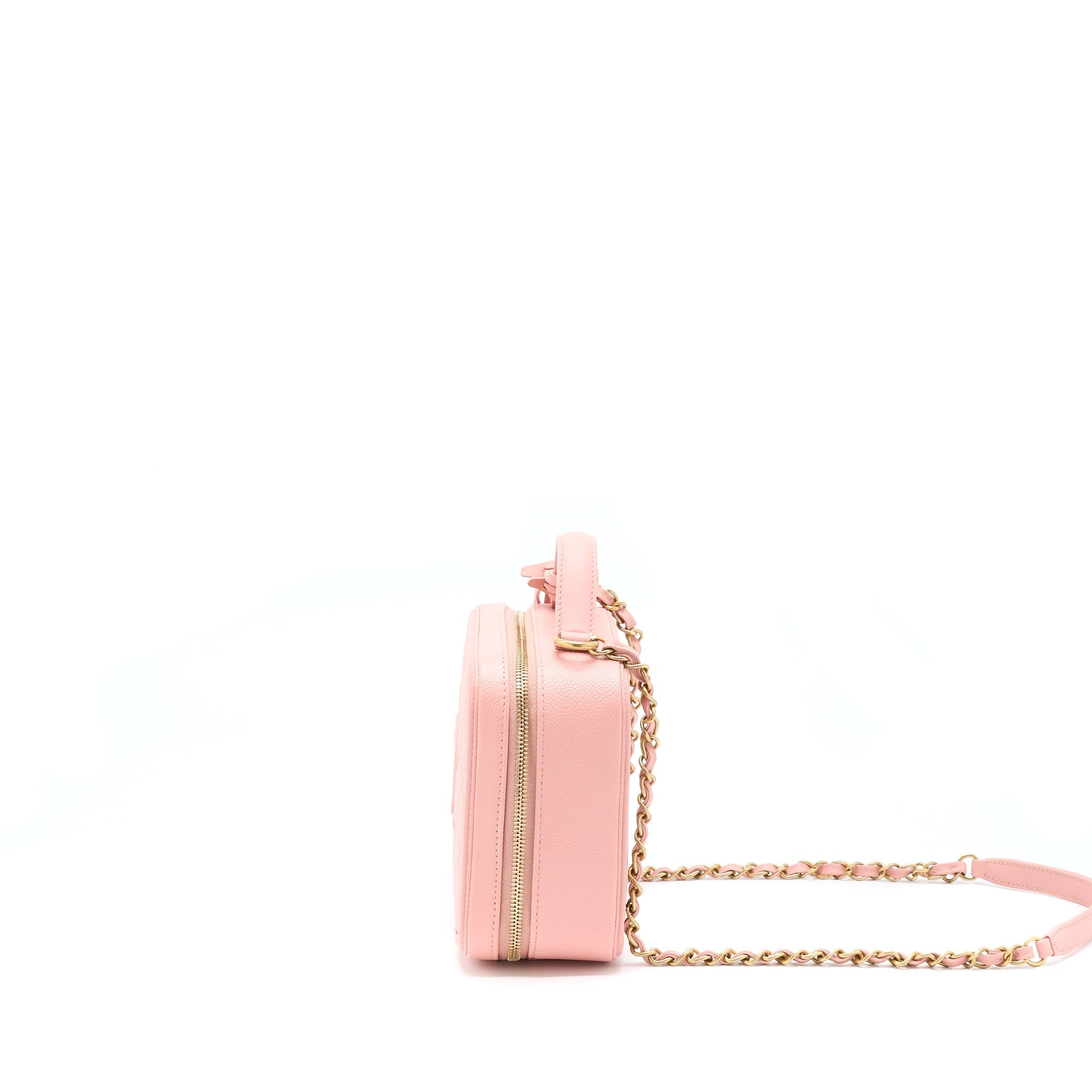 CHANEL FILIGREE VANITY CASE CAVIAR PINK GHW
