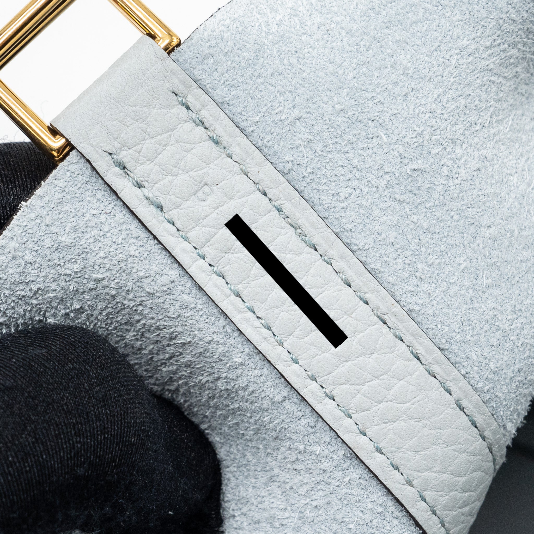 HERMES PICOTIN 18 CLEMENCE BLUE PALE GHW