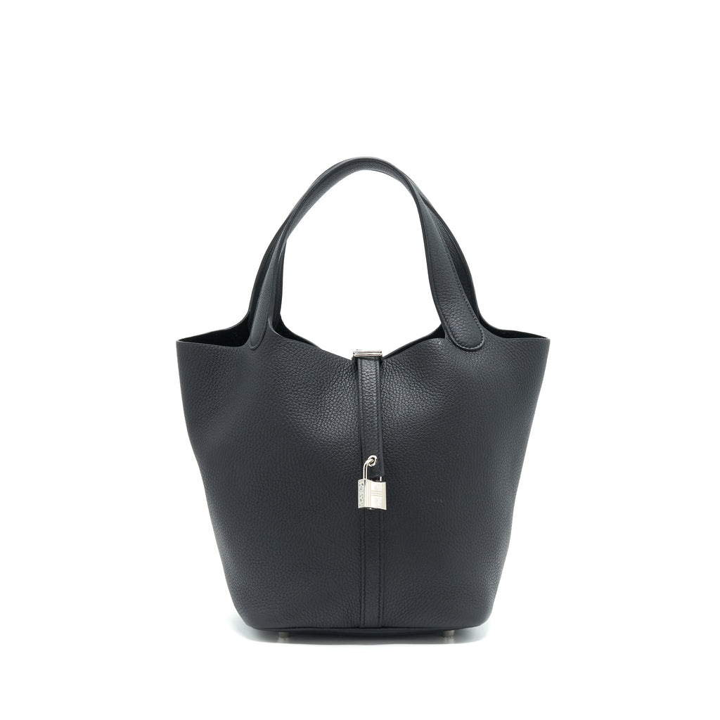 Hermes Picotin 22 Black SHW