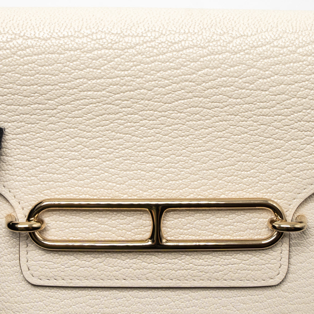 HERMES ROULIS SLIM CHEVRE MYSORE NATA LGHW