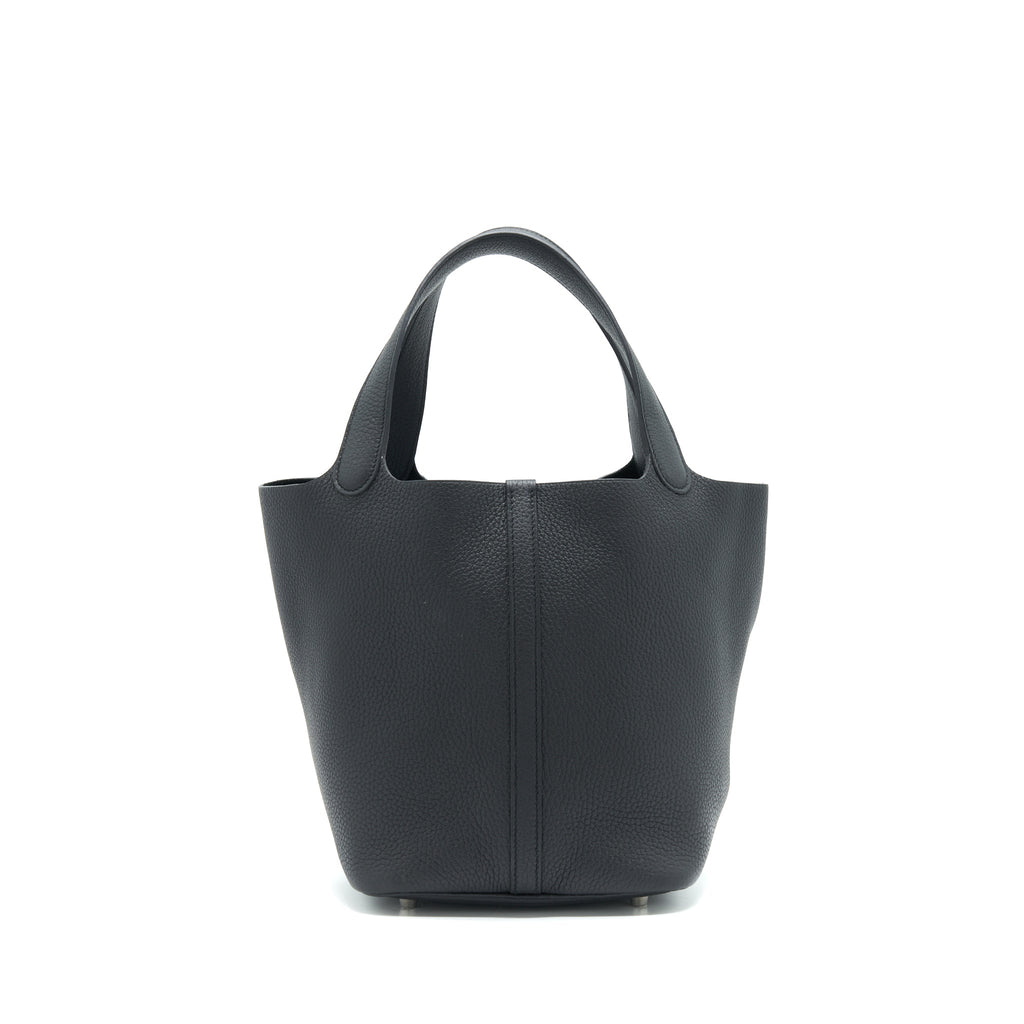 Hermes Picotin 22 Black SHW