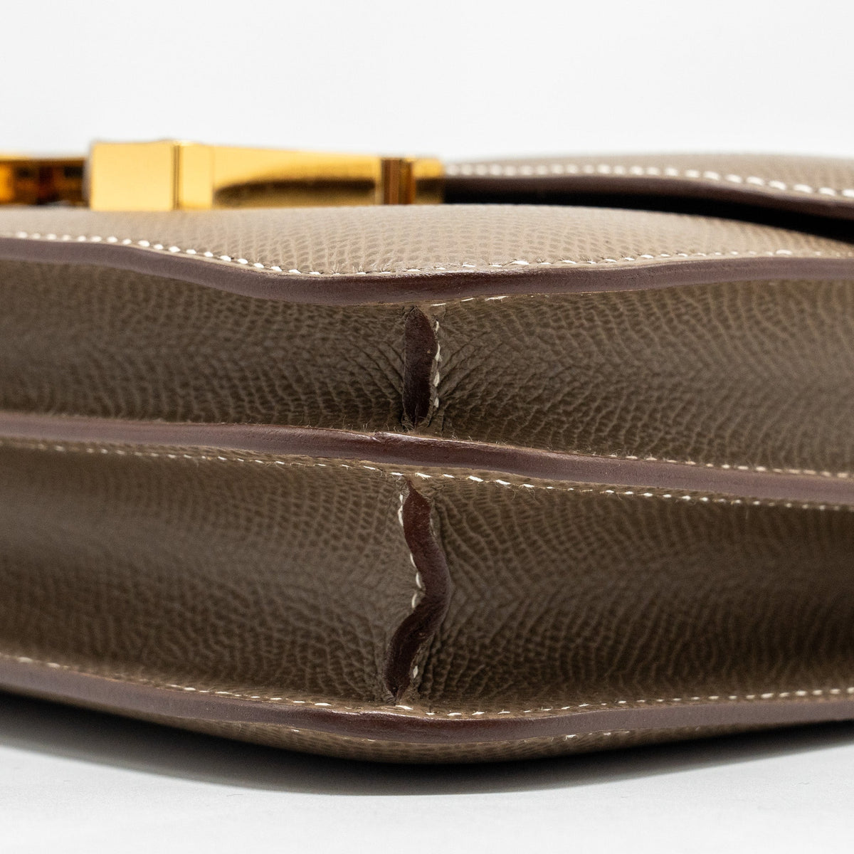 Hermes Mini Constance Epsom Etoupe GHW