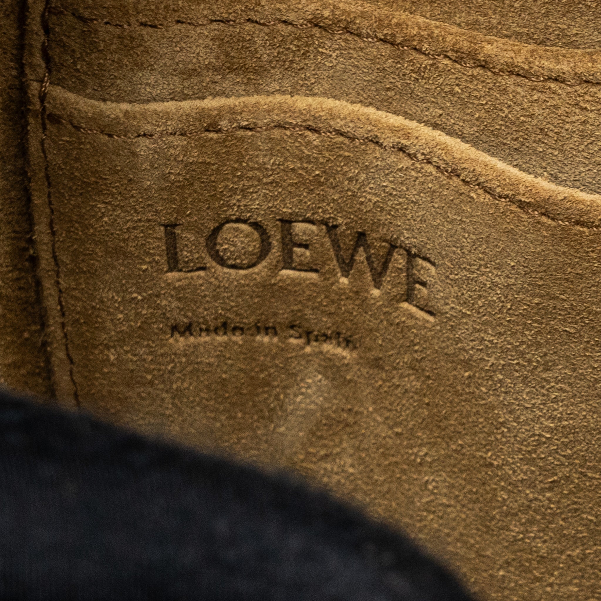 LOEWE MINI GATE DUAL BAG CALFSKIN PEARL GREY SHW
