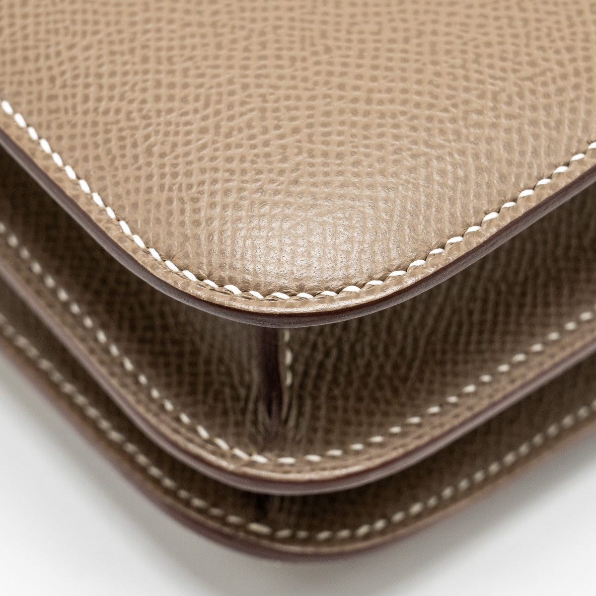 Hermes Mini Constance Epsom Etoupe GHW