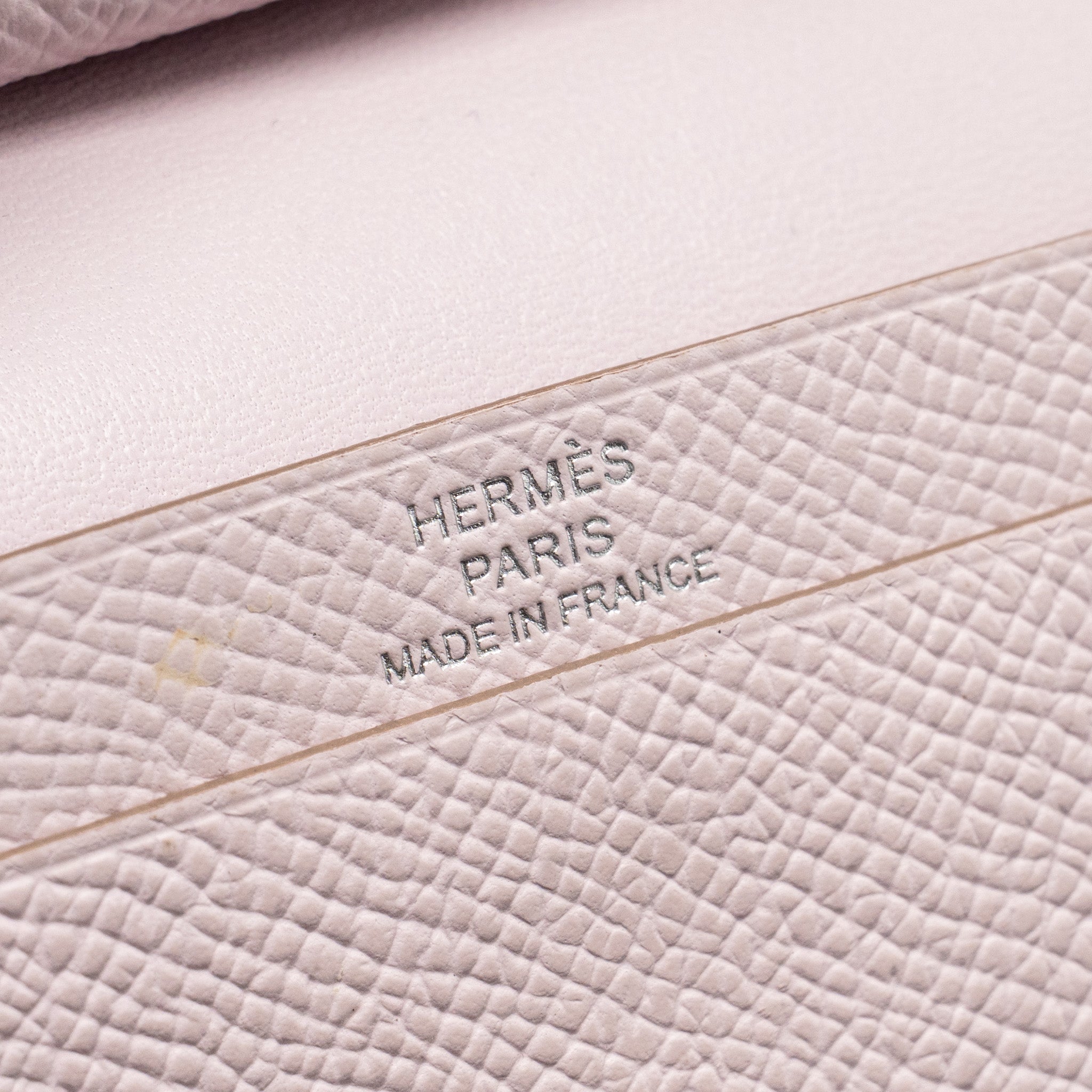 HERMES BEARN COMPACT WALLET EPSOM MAUVE PALE SHW