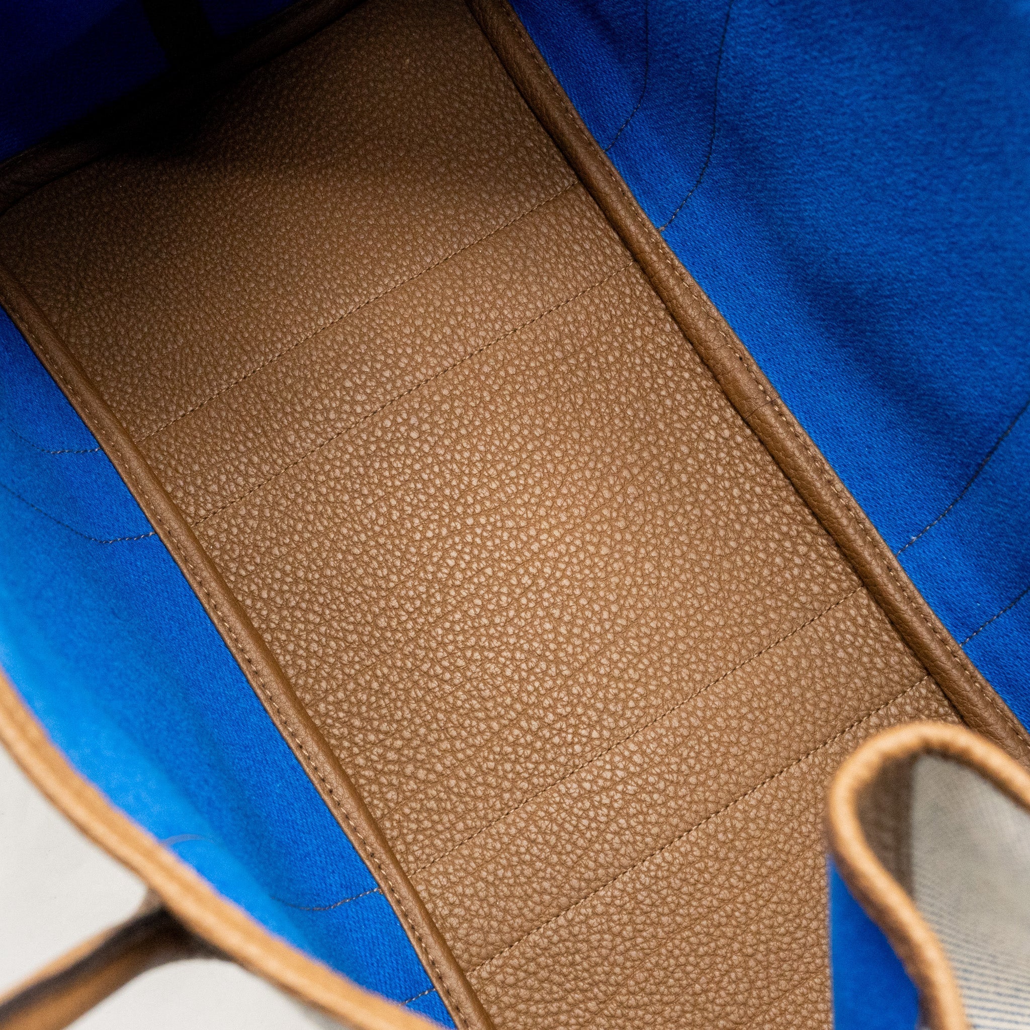 HERMES GARDEN PARTY 36 NEGONDA/CANVAS ECRU/ALEZAN/BLUE BILL SHW