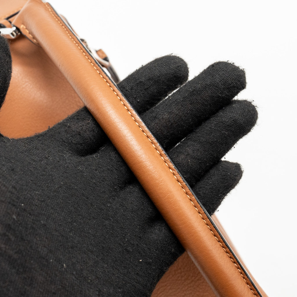 LOEWE SMALL PUZZLE BAG CALFSKIN TAN SHW
