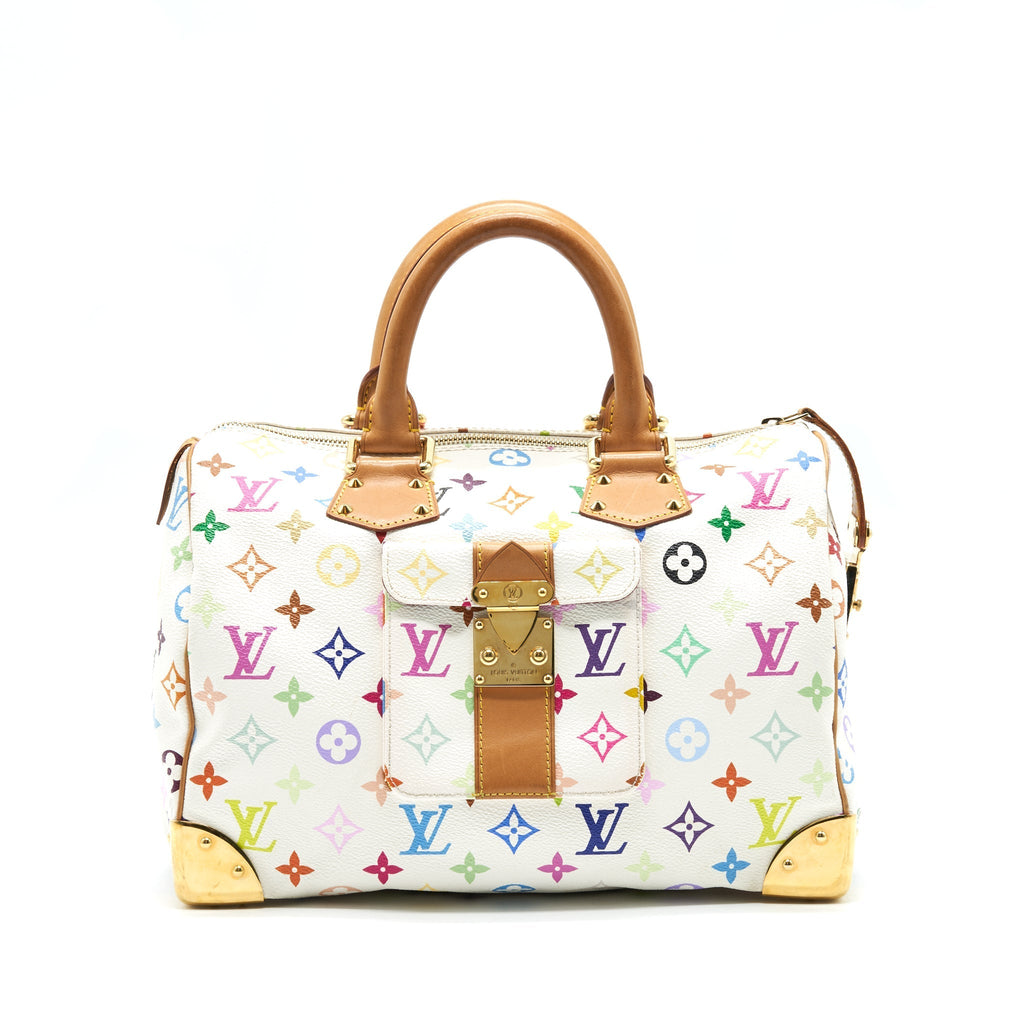 LOUIS VUITTON MONOGRAM MULTICOLOR SPEEDY 30 TOTE