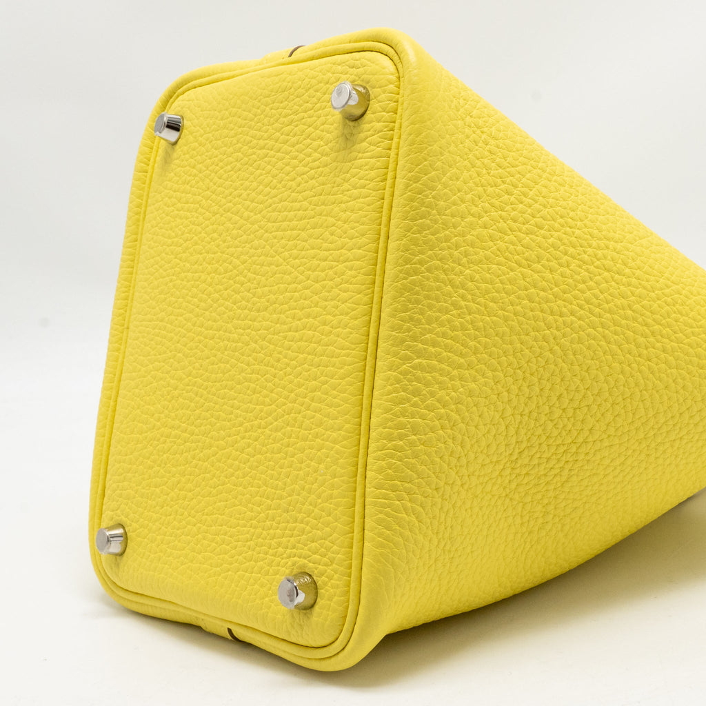HERMES PICOTIN 18 LOCK BAG CLEMENCE LIME SHW