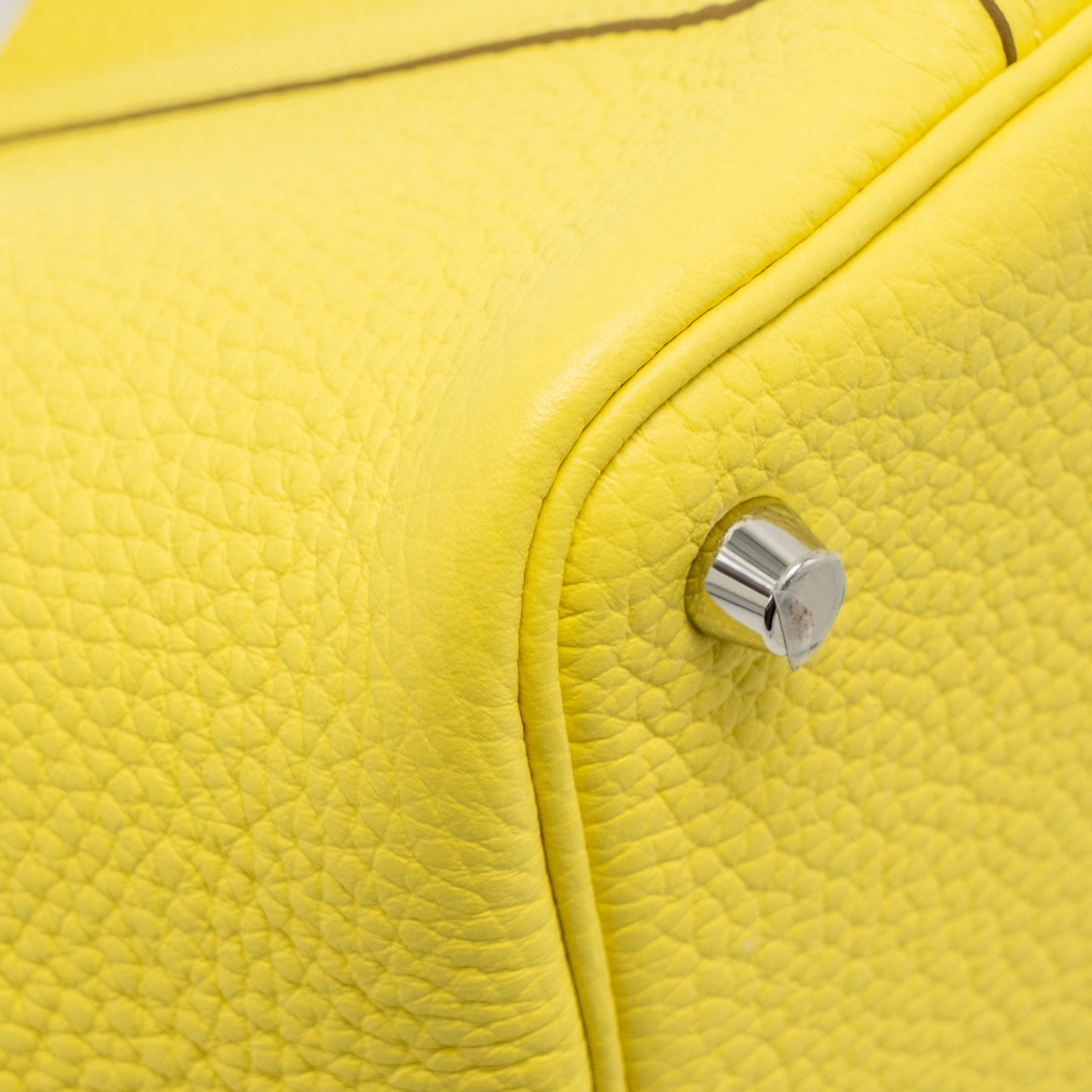 HERMES PICOTIN 18 LOCK BAG CLEMENCE LIME SHW