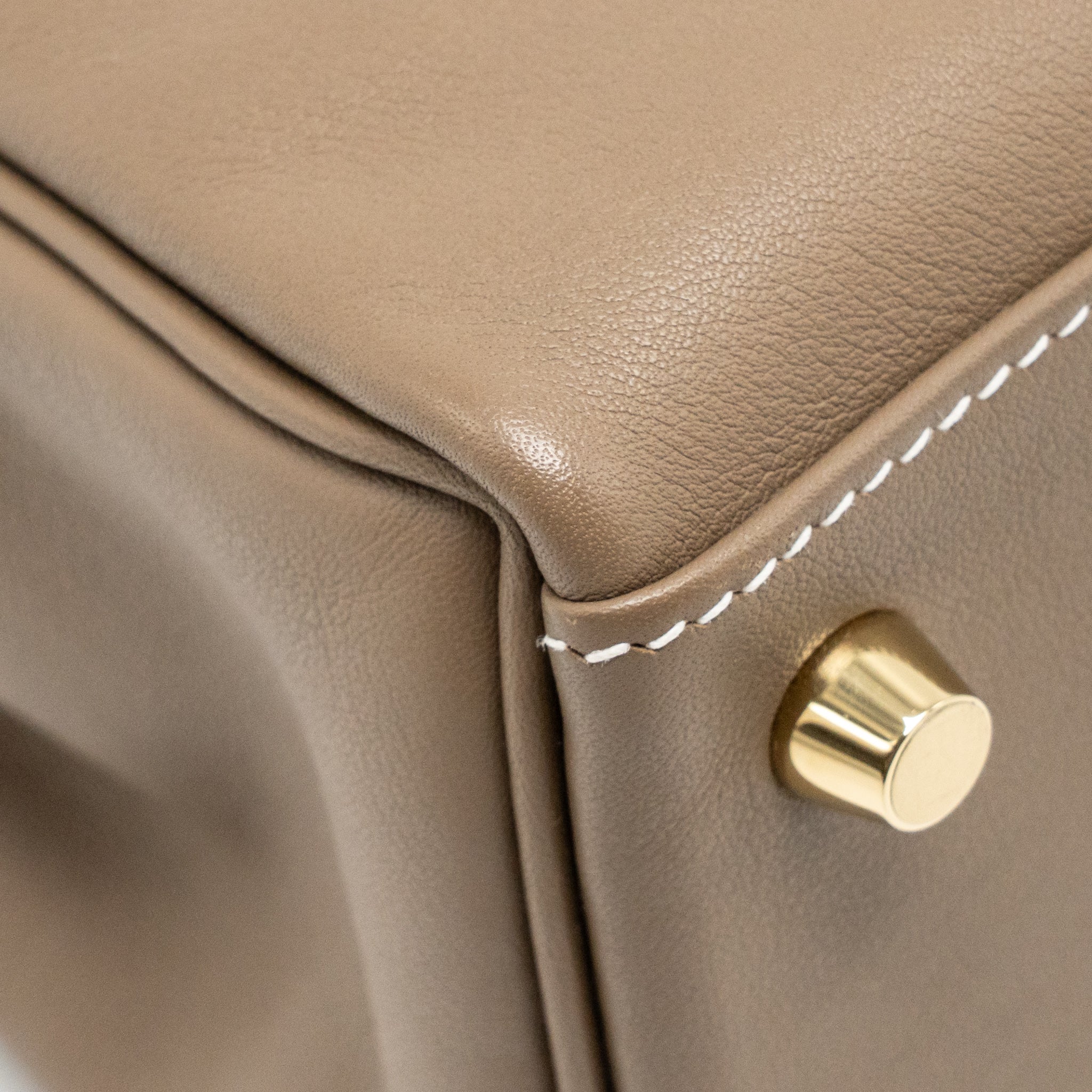 HERMES KELLY 25 SWIFT ETOUPE GHW