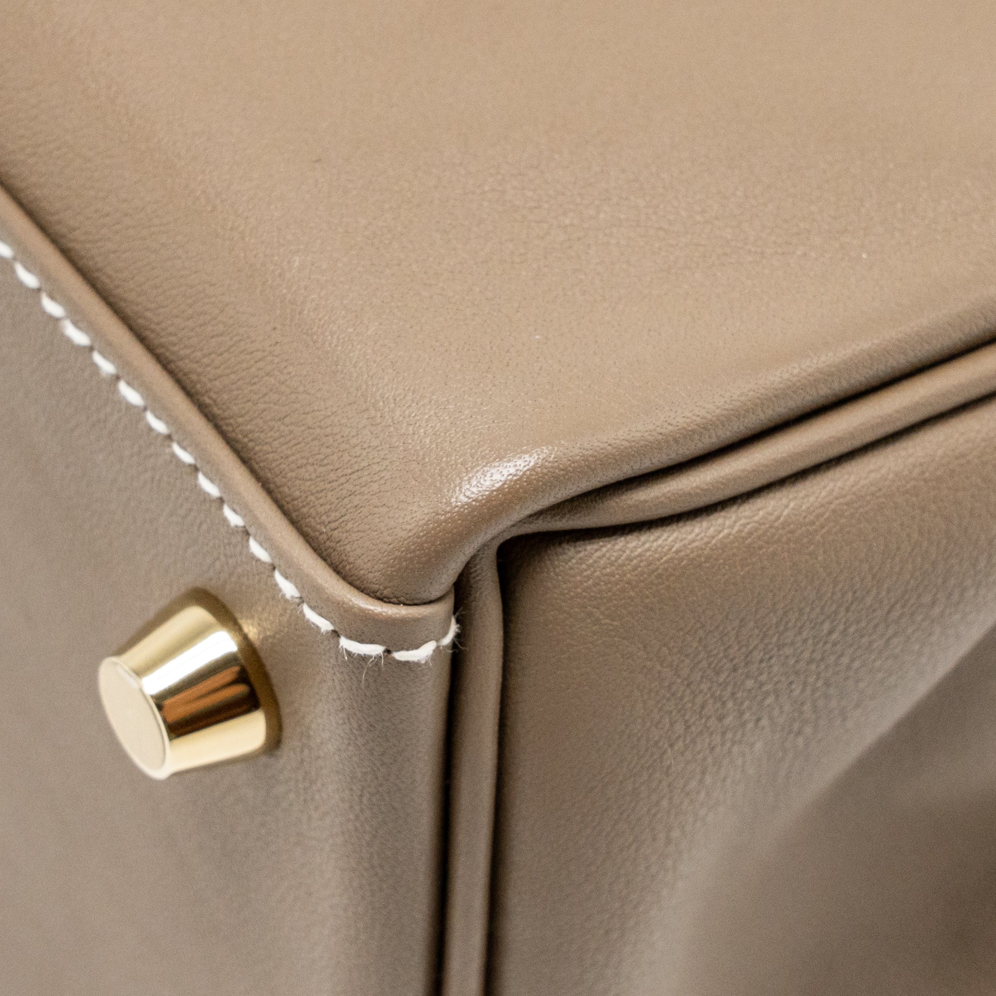 HERMES KELLY 25 SWIFT ETOUPE GHW