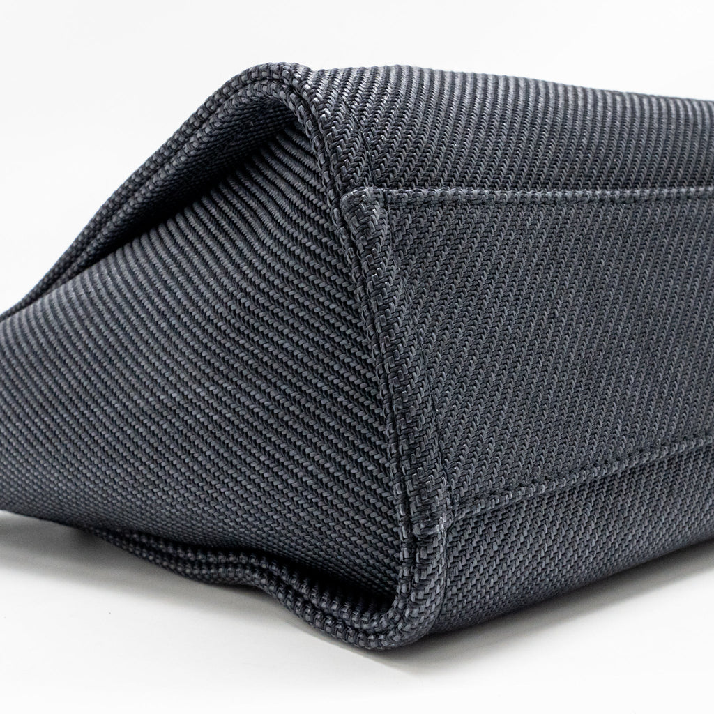 Chanel Deauville tote fabric black LGHW