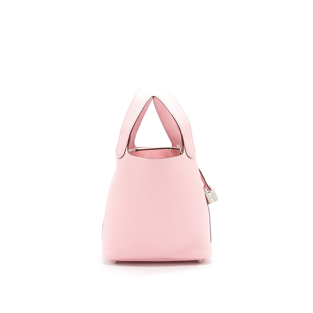 HERMES PICOTIN 18 LOCK BAG 3Q ROSE SAKURA SHW
