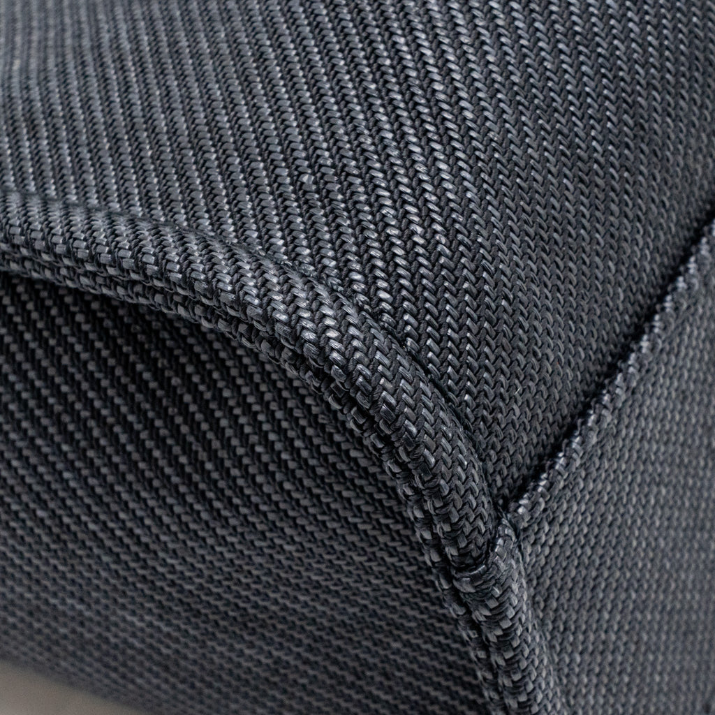 Chanel Deauville tote fabric black LGHW