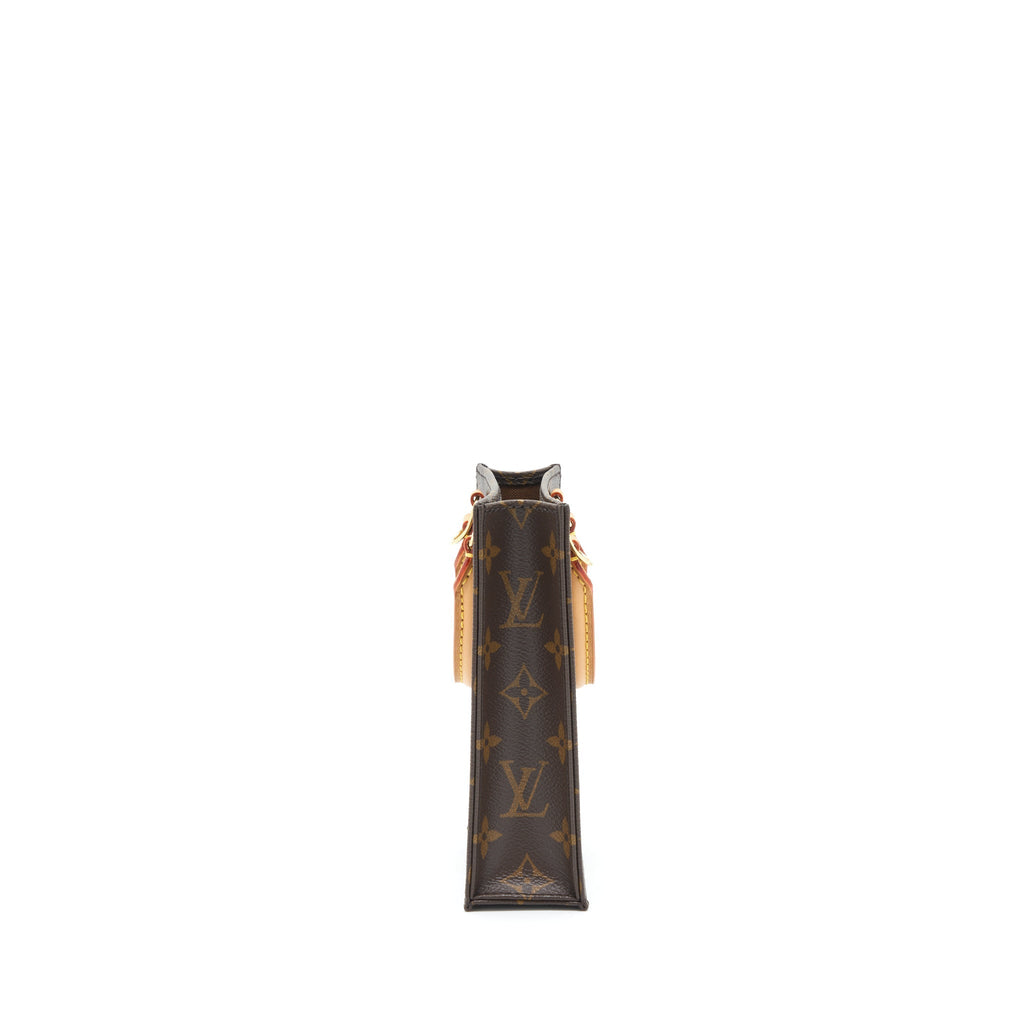 LOUIS VUITTON PETIT SAC PLAT MONOGRAM CANVAS YEAR 2020