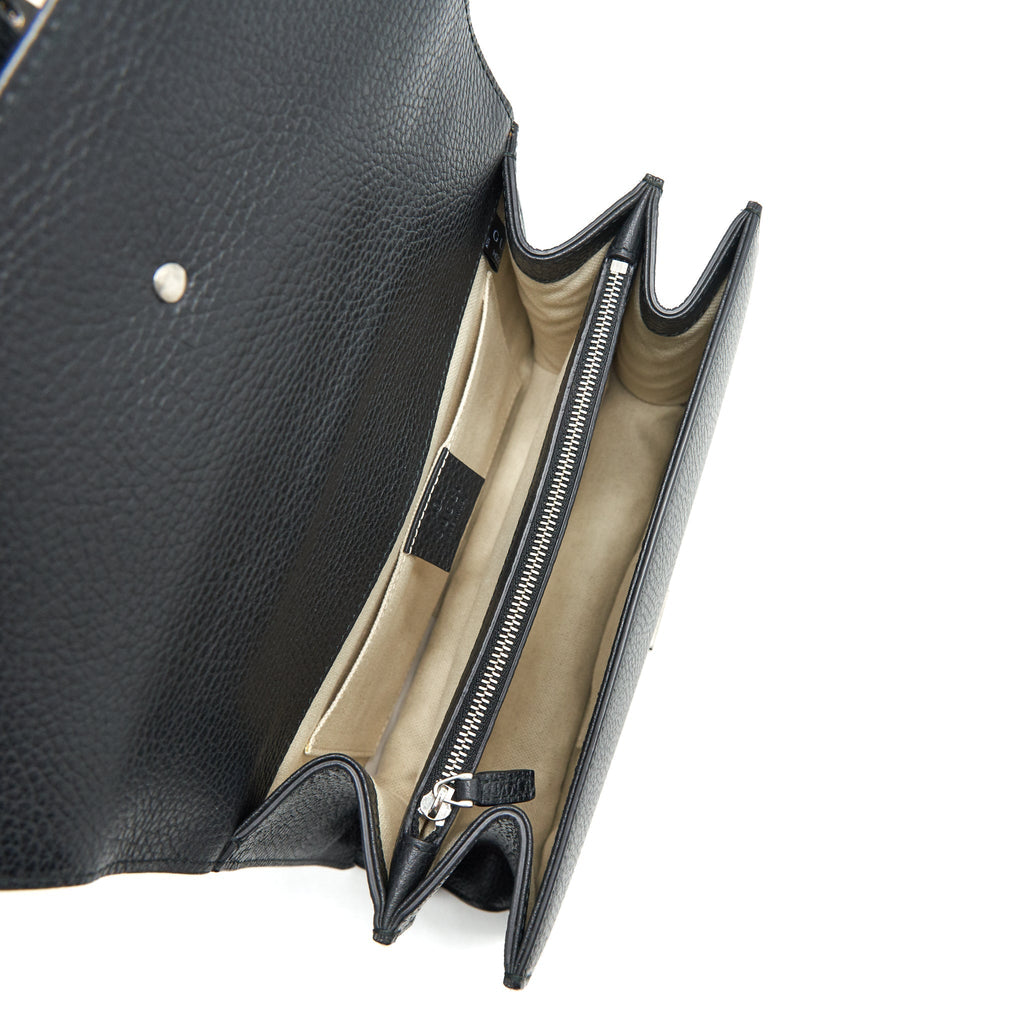 GUCCI BAMBOO 1947 DIONYSUS TOP HANDLE BAG BLACK